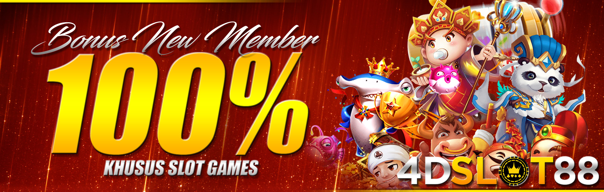 BONUS NEW MEMBER 100% KHUSUS SLOT